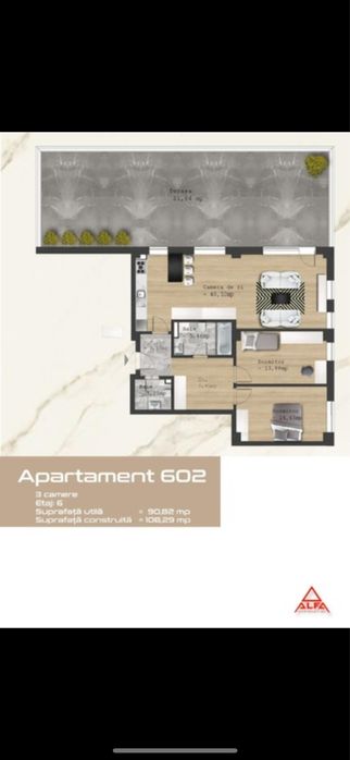 Apartament tip penthouse