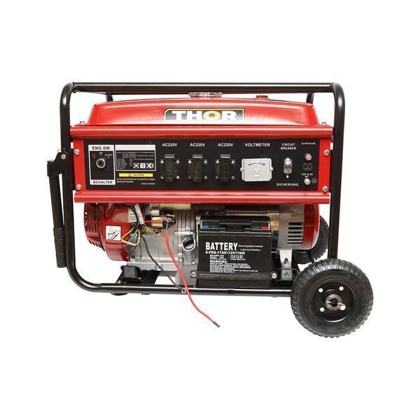 Електрически генератор 220v, 5.5kw бензинов thor