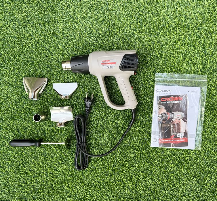 Строительный фен «Crown» 2000 Ватт
