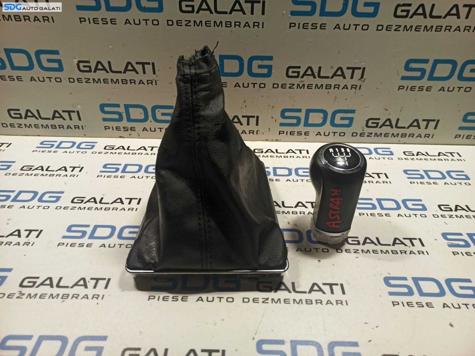 Nuca cu Manson Piele Maneta Schimbator Viteze Opel Astra H 2004 - 2010 [L0621]