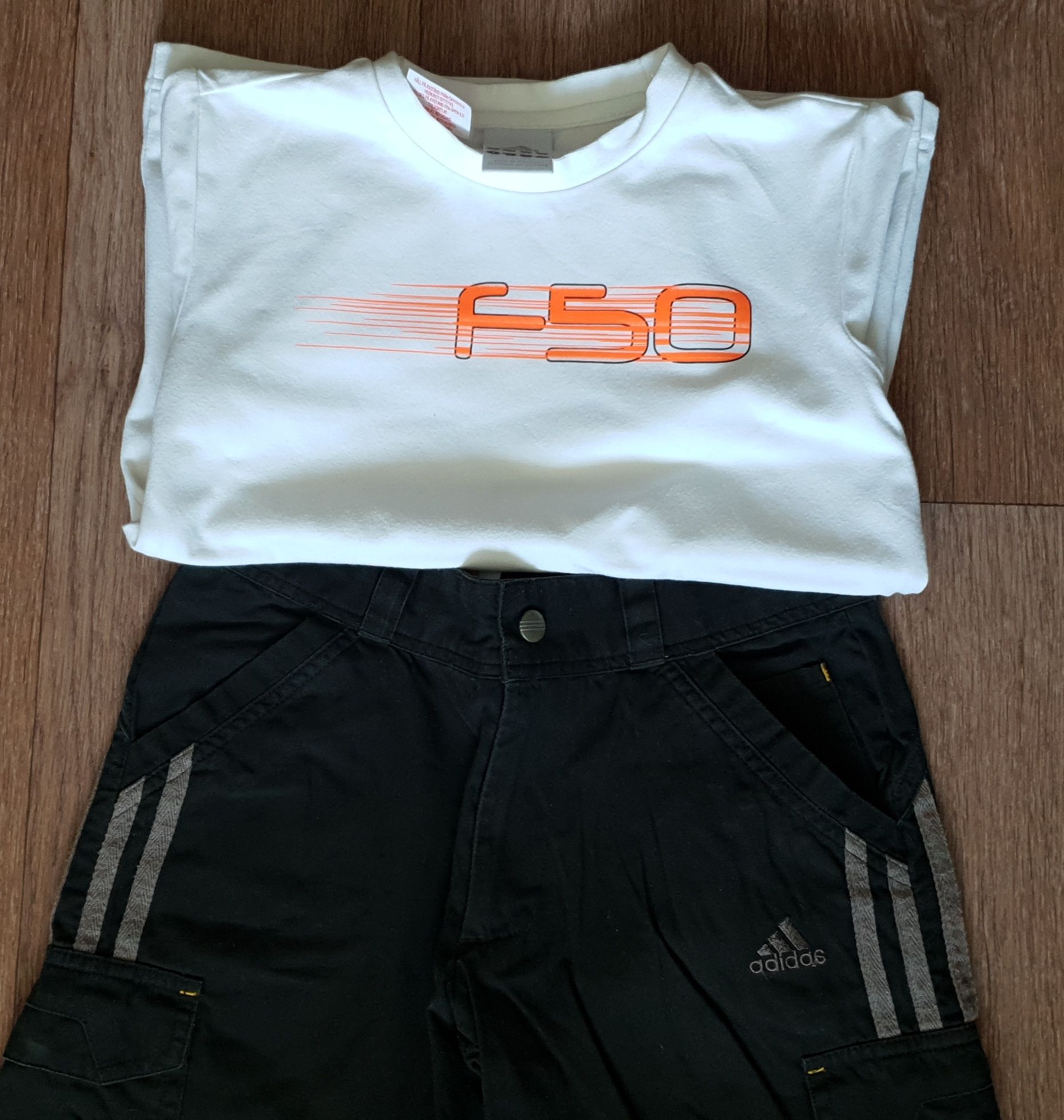 Набор Adidas, шорты и футболка, оригинал, 8-10лет, б/у.