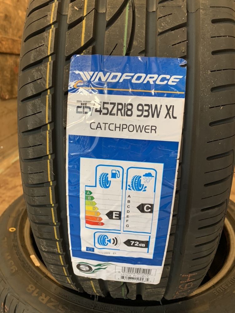 4 бр. нови летни гуми WINDFORCE 215 / 45 R18 93W CATCHPOWER