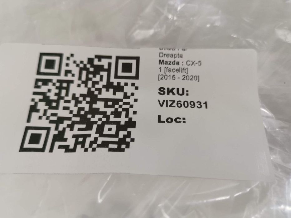 Sticla Far Dreapta Mazda  CX-5 1 [facelift] 2015 2016 2017 2018 2019 2