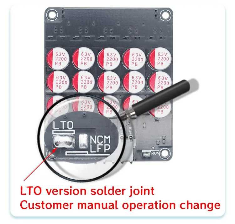 Egalizator activ Condensator de 5A 3~21S Lipo/Lifepo4/LTO