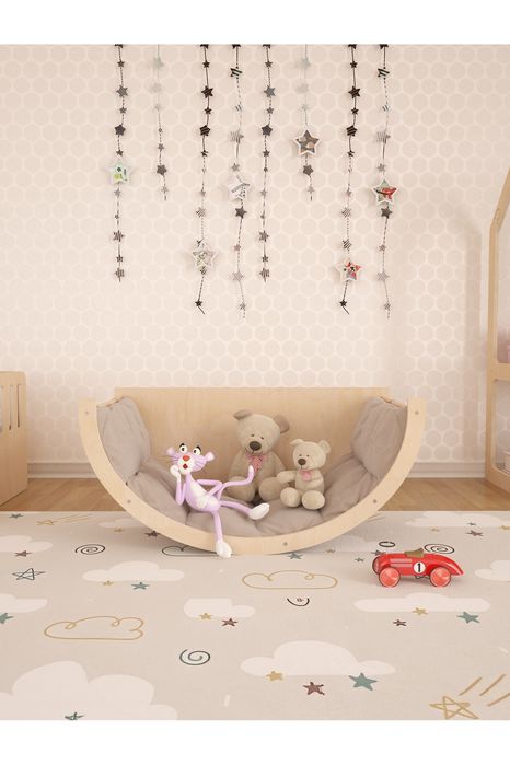 Дървена люлка и Модифицираща Арка за Катерене 8в1 Монтесори