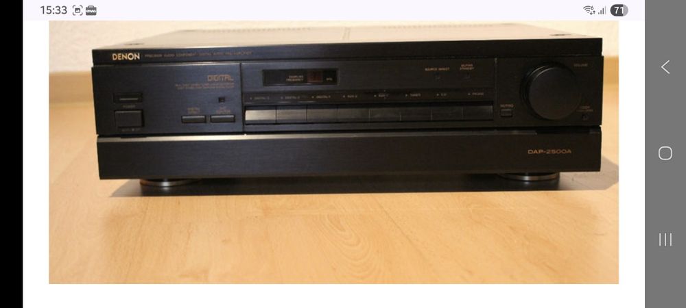 Amplificator Pioneer A-70-K , clasa "D", conectare 4 boxe A+B