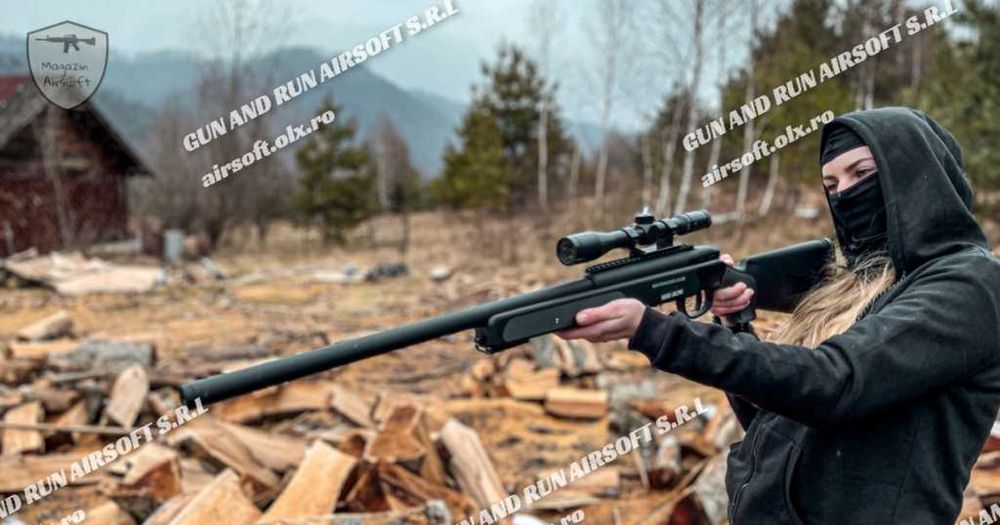 Pusca AWP - Profesională, Modificată [5J++] Lunetă Originală 1000 Bile