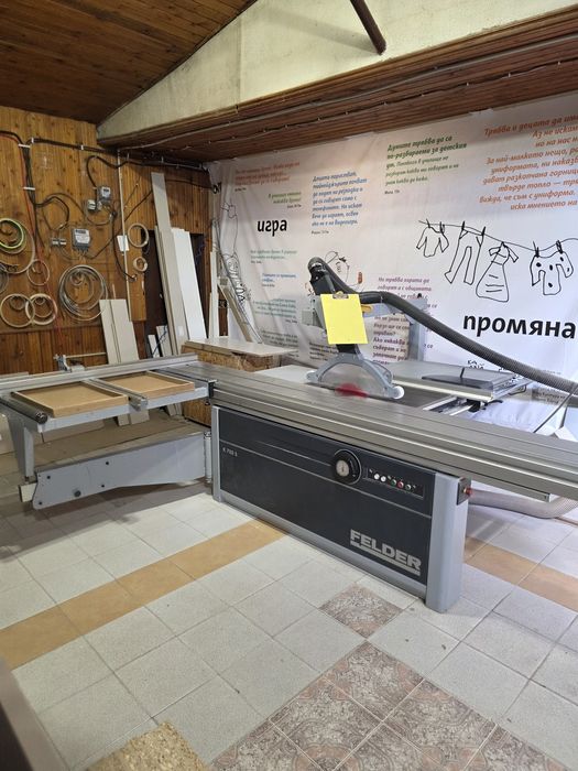 Форматен циркуляр с подрезвач Felder K700S - карета 3200 мм
