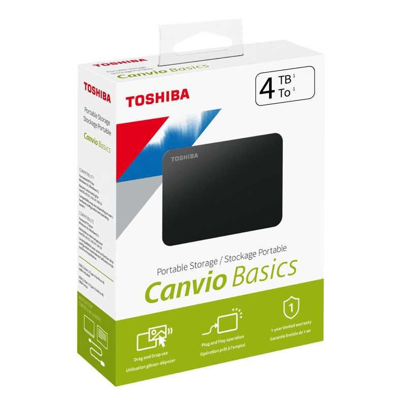 Внешний жесткий диск - Toshiba Canvio Basic 4TB USB