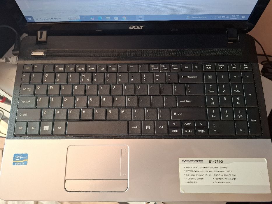 Laptop Acer I3 3110M, 8 Gb DDR3, Nvidia Geforce 710m