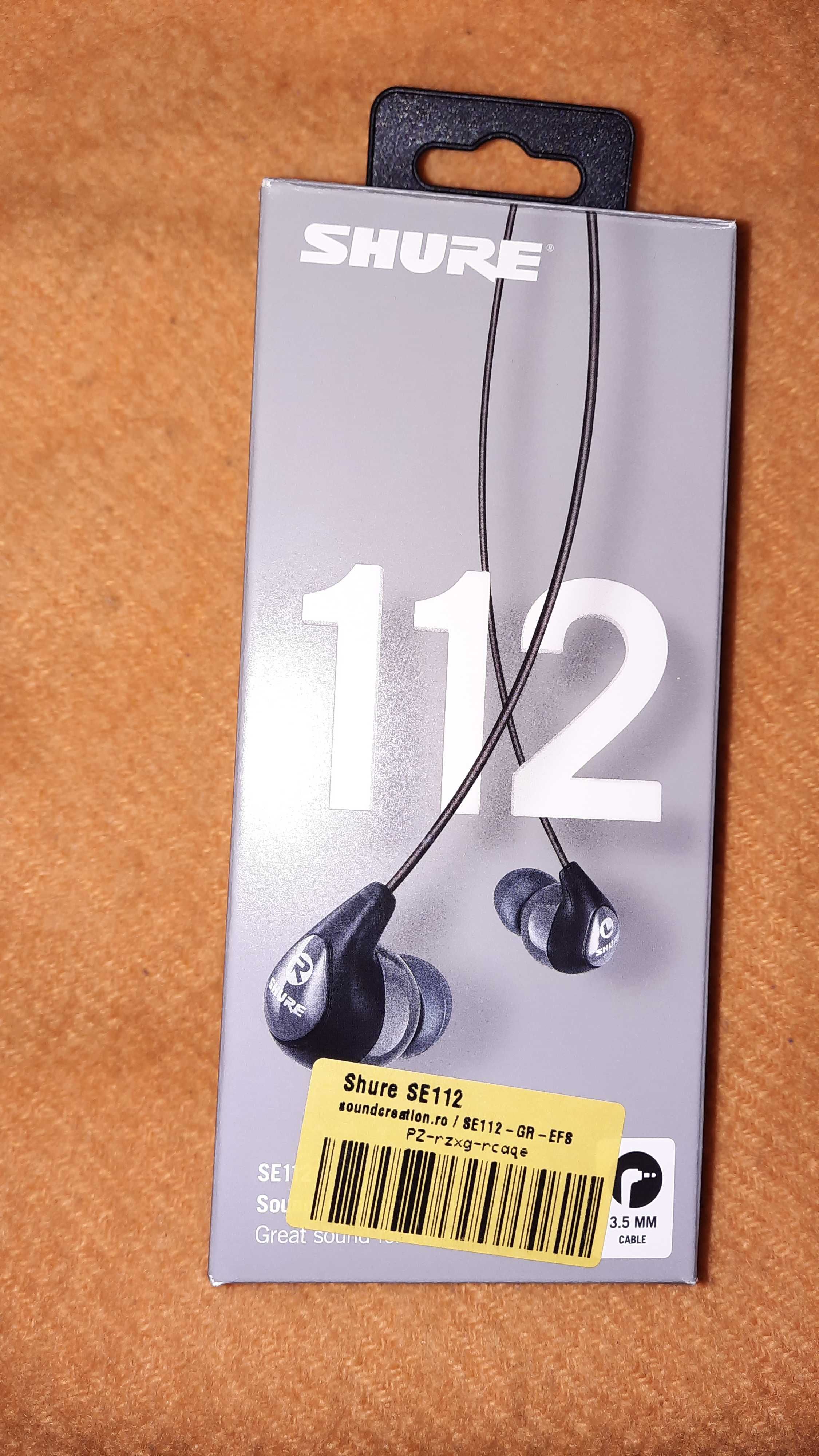 Casca in ear Shure SE 112 noua