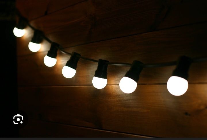 Уличная гирлянда 40м с лампочками