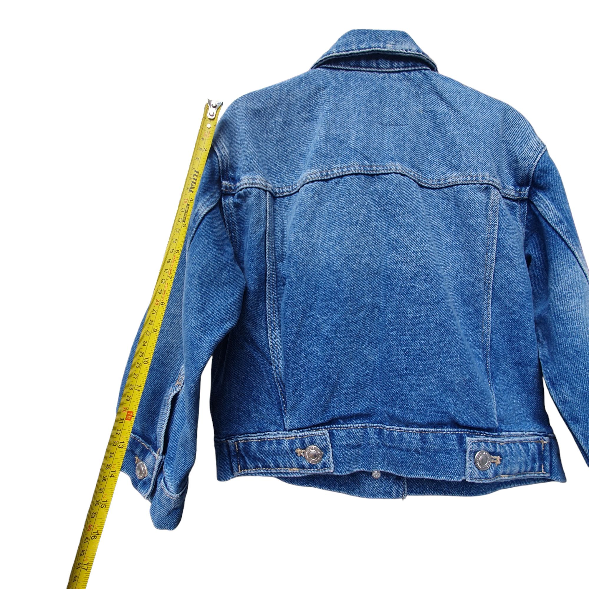 Geaca blugi 6-7 ani Zara, noua cu etichetă, 116-122, 100% bumbac, fete