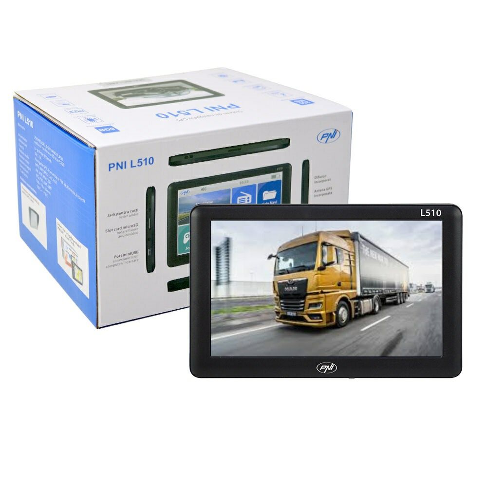 GPS Navigatie ecran 7.0", program cu harti camion Full Europe-2Drive