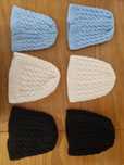 Caciuli mohair tricotate manual