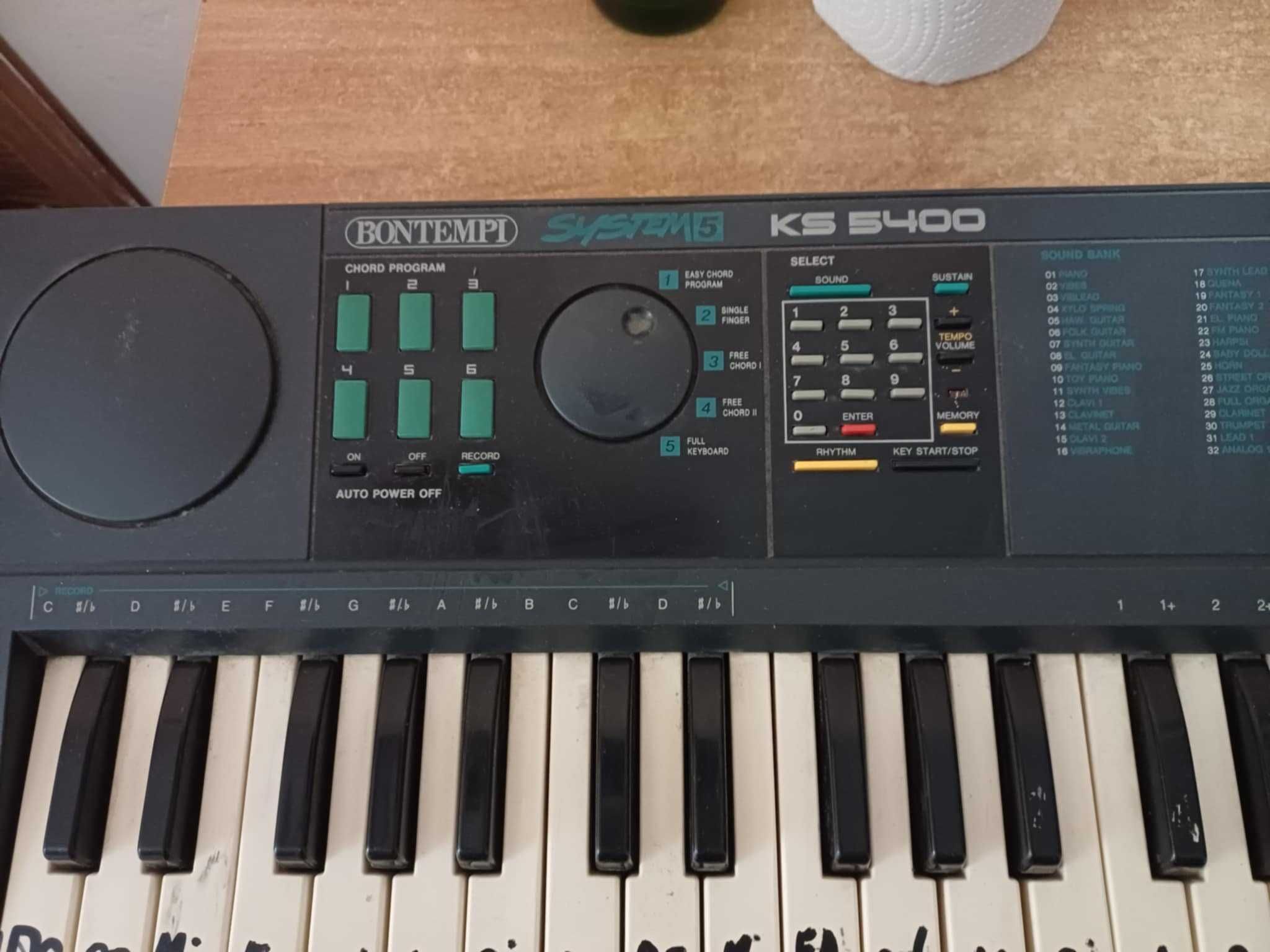 vand orga electronica BONTEMPI sistem5 KS 5400 IN STARE PERFECTA