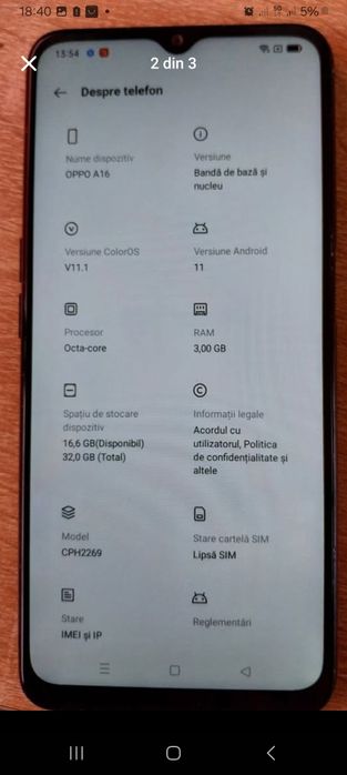 Telefon Oppo A16