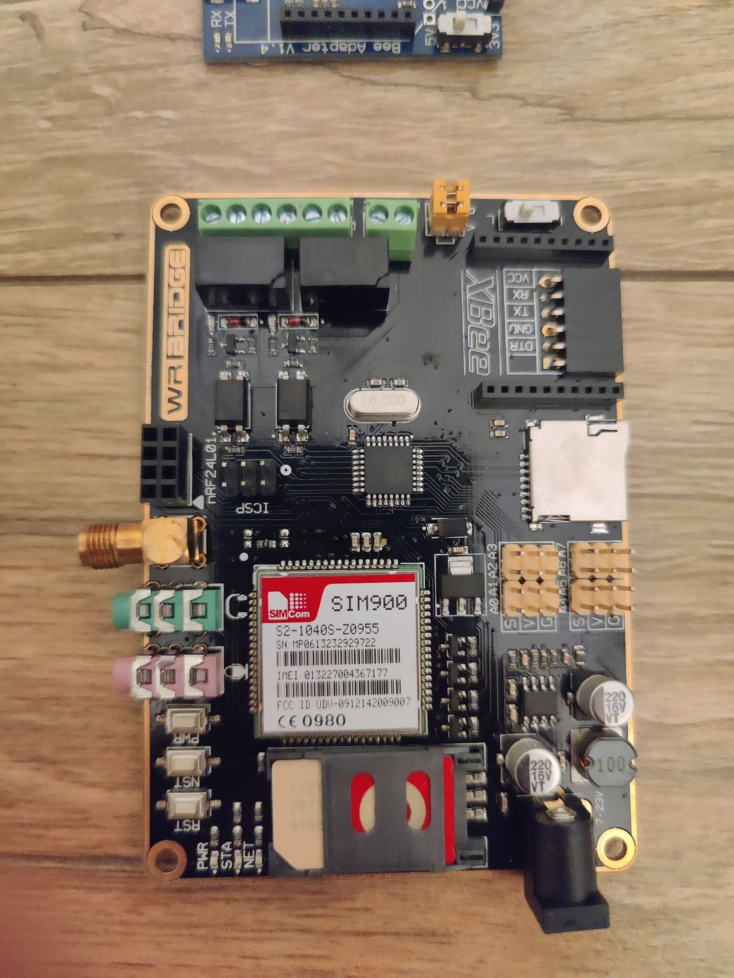 Modul Xbee WR bridge GSM, send SMS + Arduino