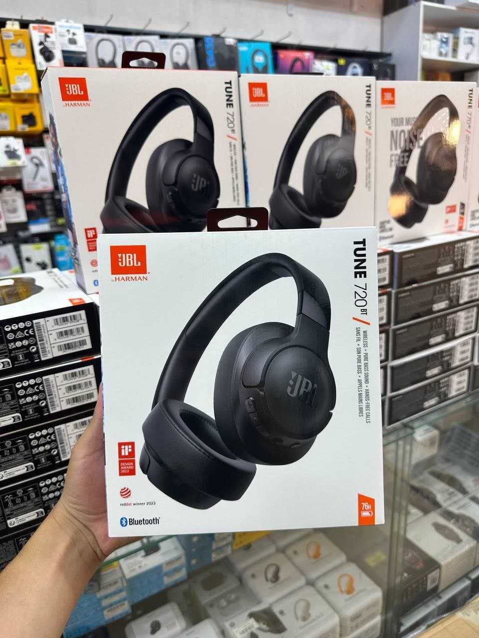 JBL Tune 720BT Pure Bass 76 часов работы. Есть доставка