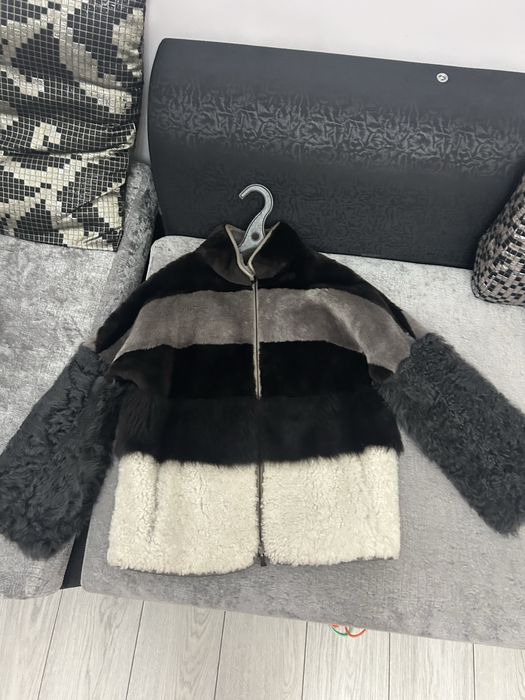 Шуба автолди комбенированная