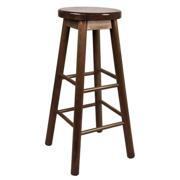Scaun de bar lemn nuc