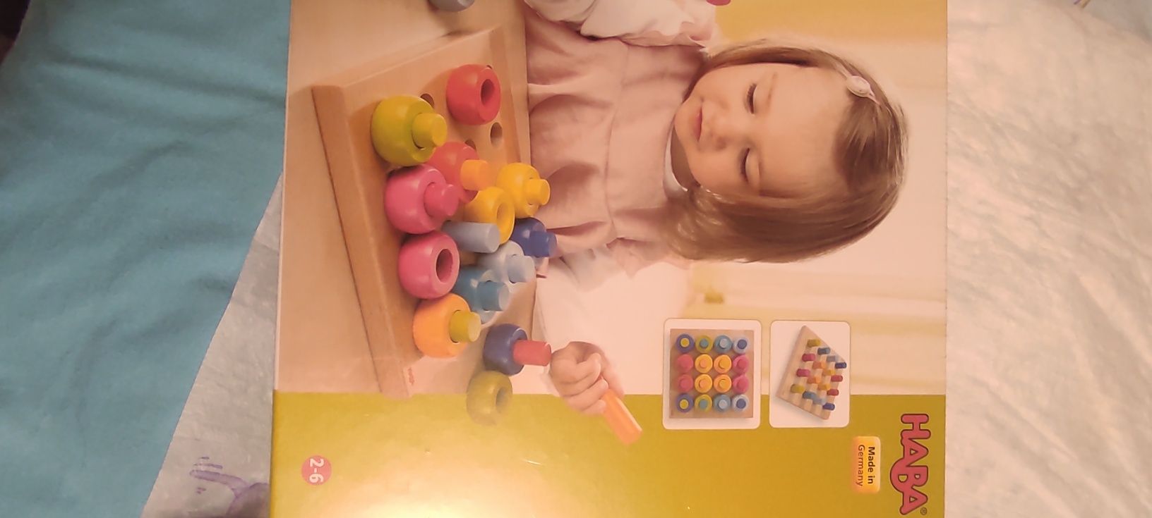 Set jocuri gen Montessori - Haba lemn și puzzle cuburi