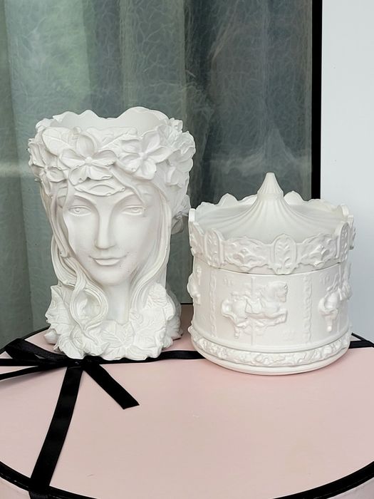 Set vaza + caseta bijuterii Carusel