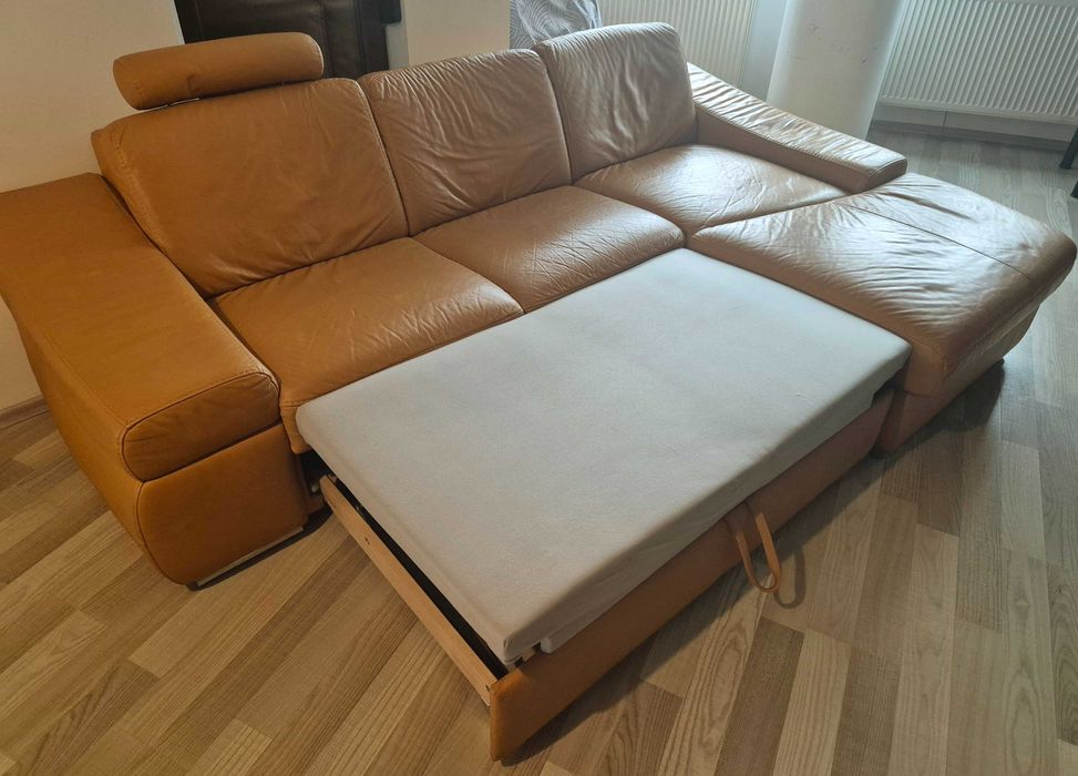 Coltar piele naturala extensibil