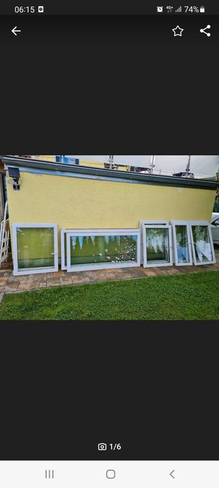 Vând ferestre fără rama aduse din germania foarte calitative+ jaluzele