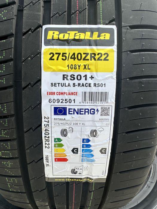 Летен спорт пакет ROTALLA 275/40R22 108Y XL 315/35R22 111Y XL НОВ DOT