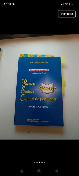 Vând cărți bac română, tot ce se vede!