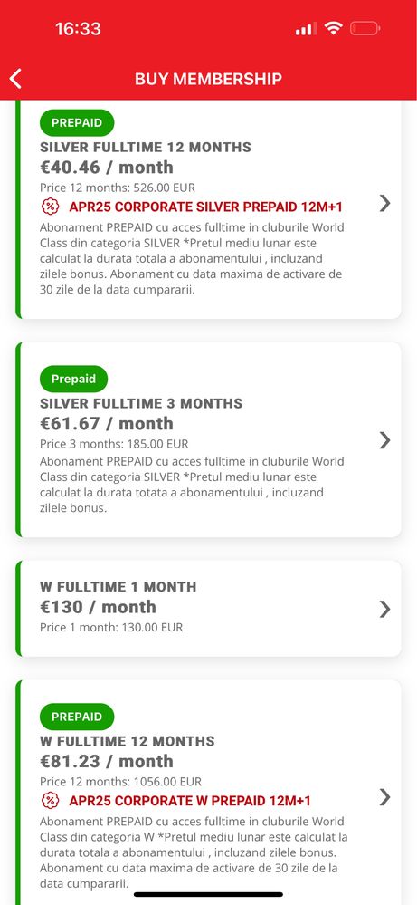Voucher cupon Reducere Worldclass achizitionare abonament pret redus