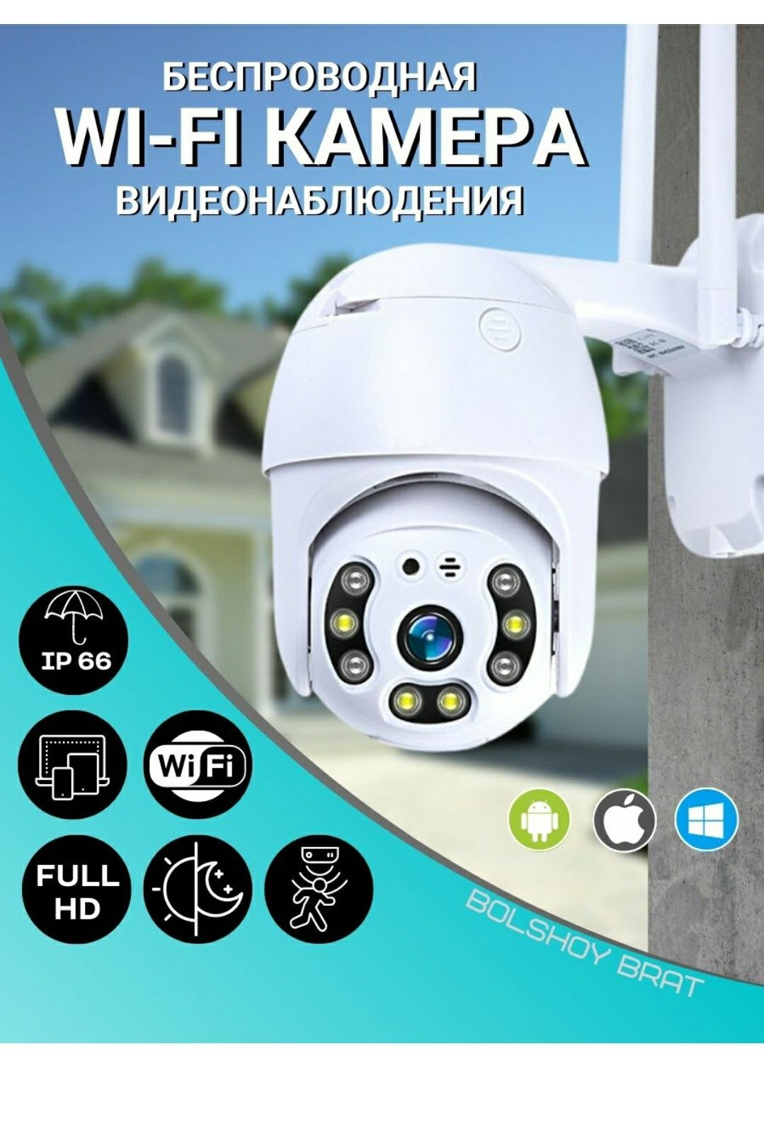 Wifi kamera с просмотром по телефону