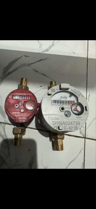 Счетчики горячей и холодной воды