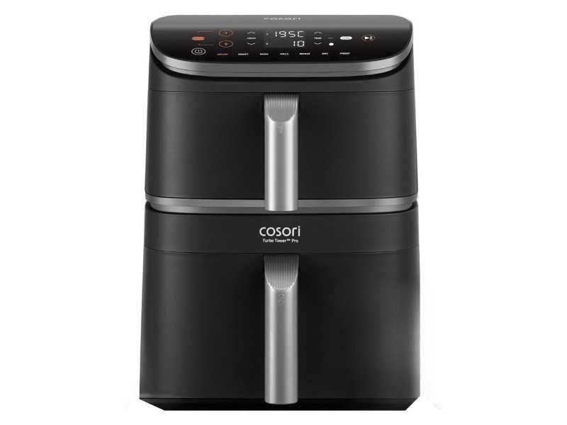 Двоен Еър Фрайър COSORI Turbo Tower CAF-DC112-ADE, 10.8L