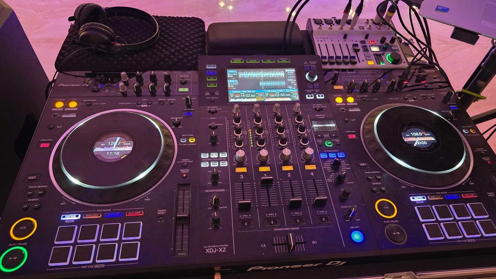 consola dj pioneer xdj xz 4 canale + flightcase inclus+ casti hd25