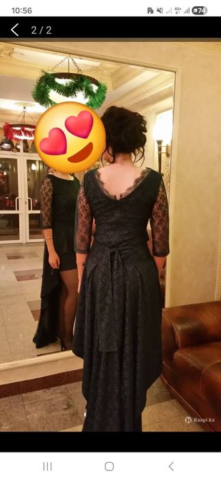 Платье со съемным шлейфом