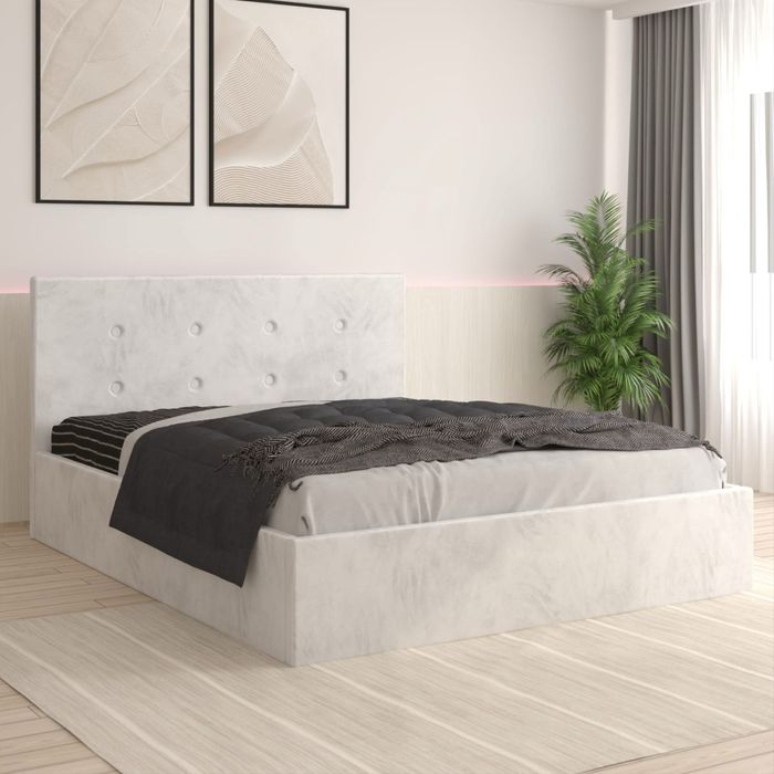 Pat FILIP tapitat catifea premium cu saltea