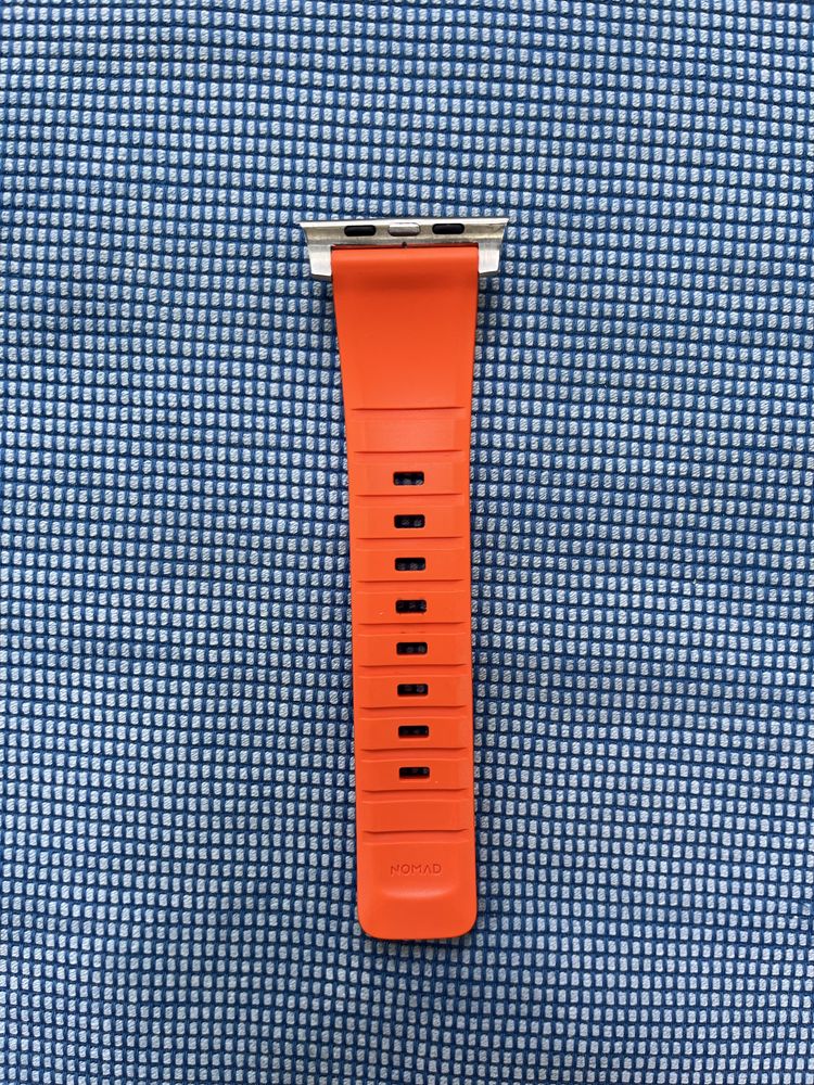 Силиконова на кайшка за Apple watch 44/45/49 NOMAD Rugged Band Apple w