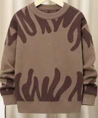 Пуловер с графичен модел