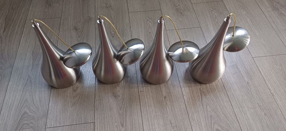 Pendul metal  4 buc,iluminat led,aplica tavan,premium