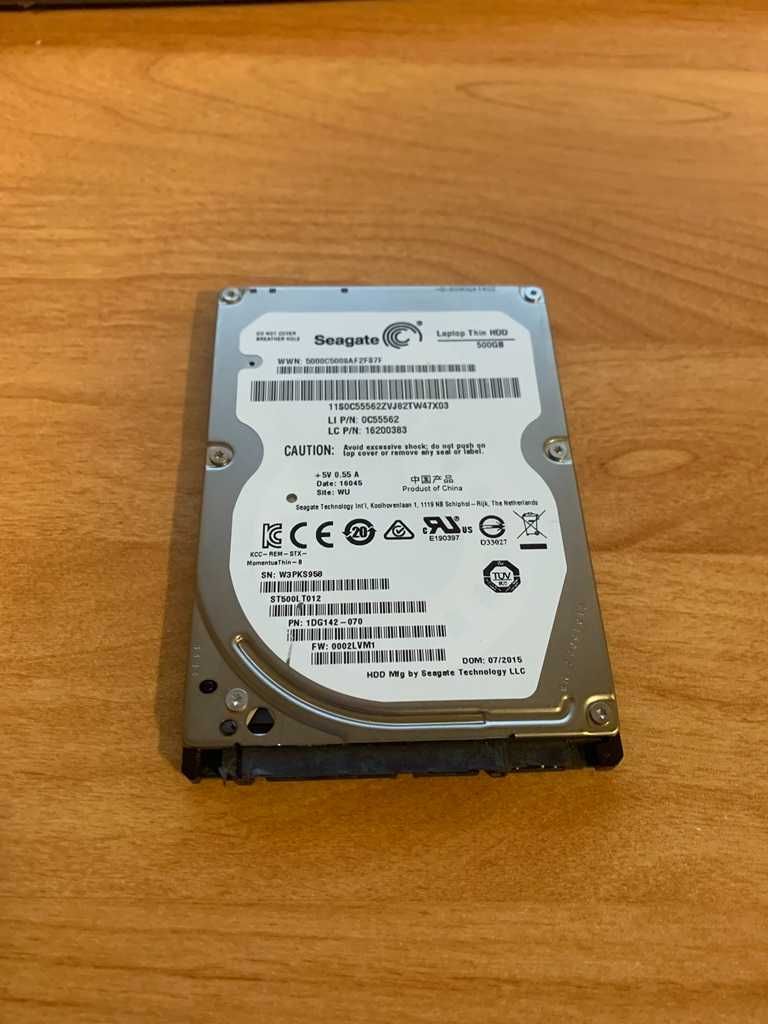 Твърд диск HDD 2.5" 500GB Seagate Momentus ST500LT012 Лаптоп