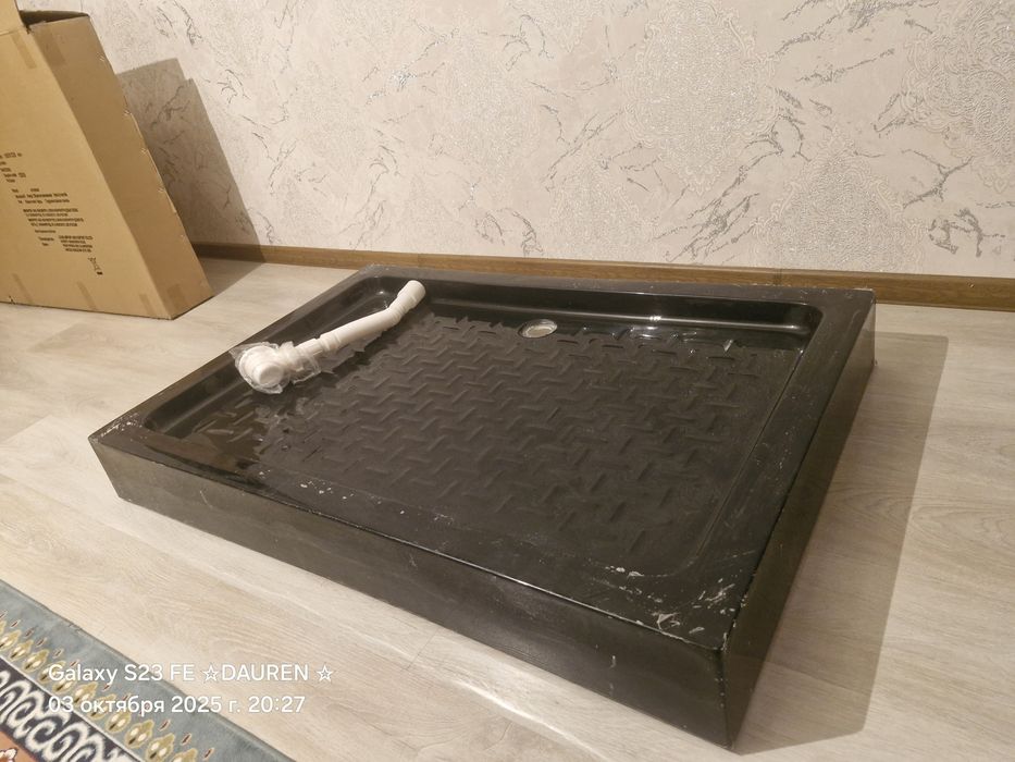 Душевая поддон сатылады акриловый. Размері 120×80.