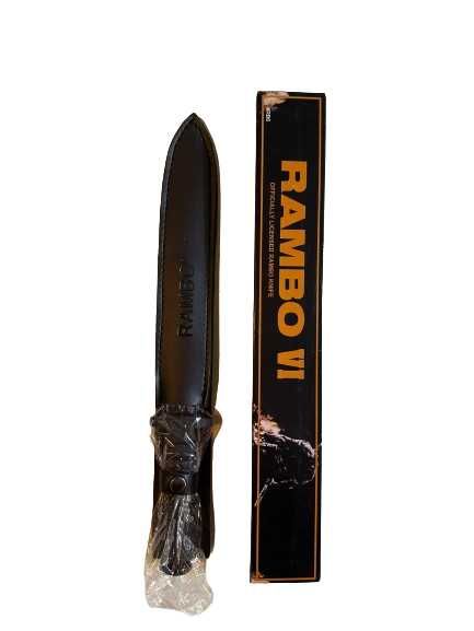 Cutit de Vanatoare Rambo 6 VI First Blood 42 cm + Teaca Piele