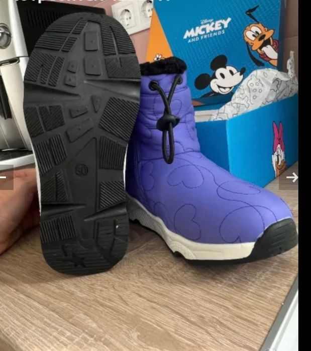 Ботуши Дисни с пух