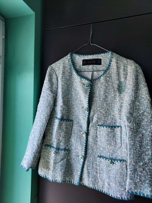 Sacou baby blue Zara M