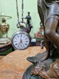 Чудесен антикварен колекционерски джобен часовник