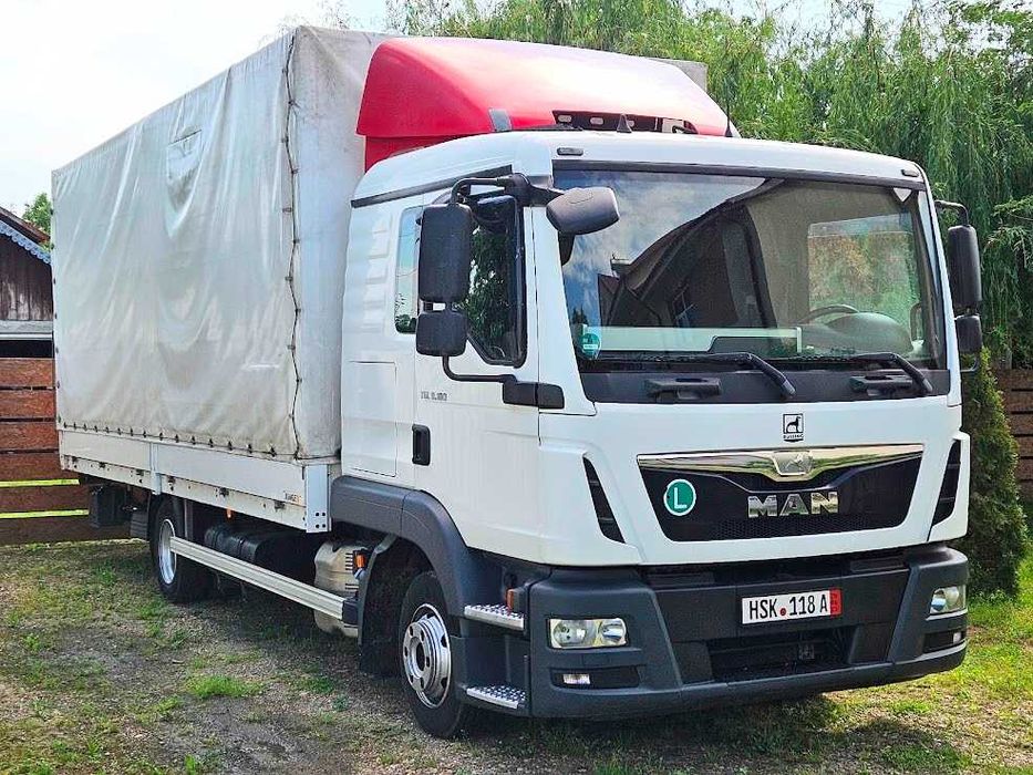 OCAZIE  !!  MAN TGL 8.180, 7490 kg, Klima, Prelata cu obloane, Lift