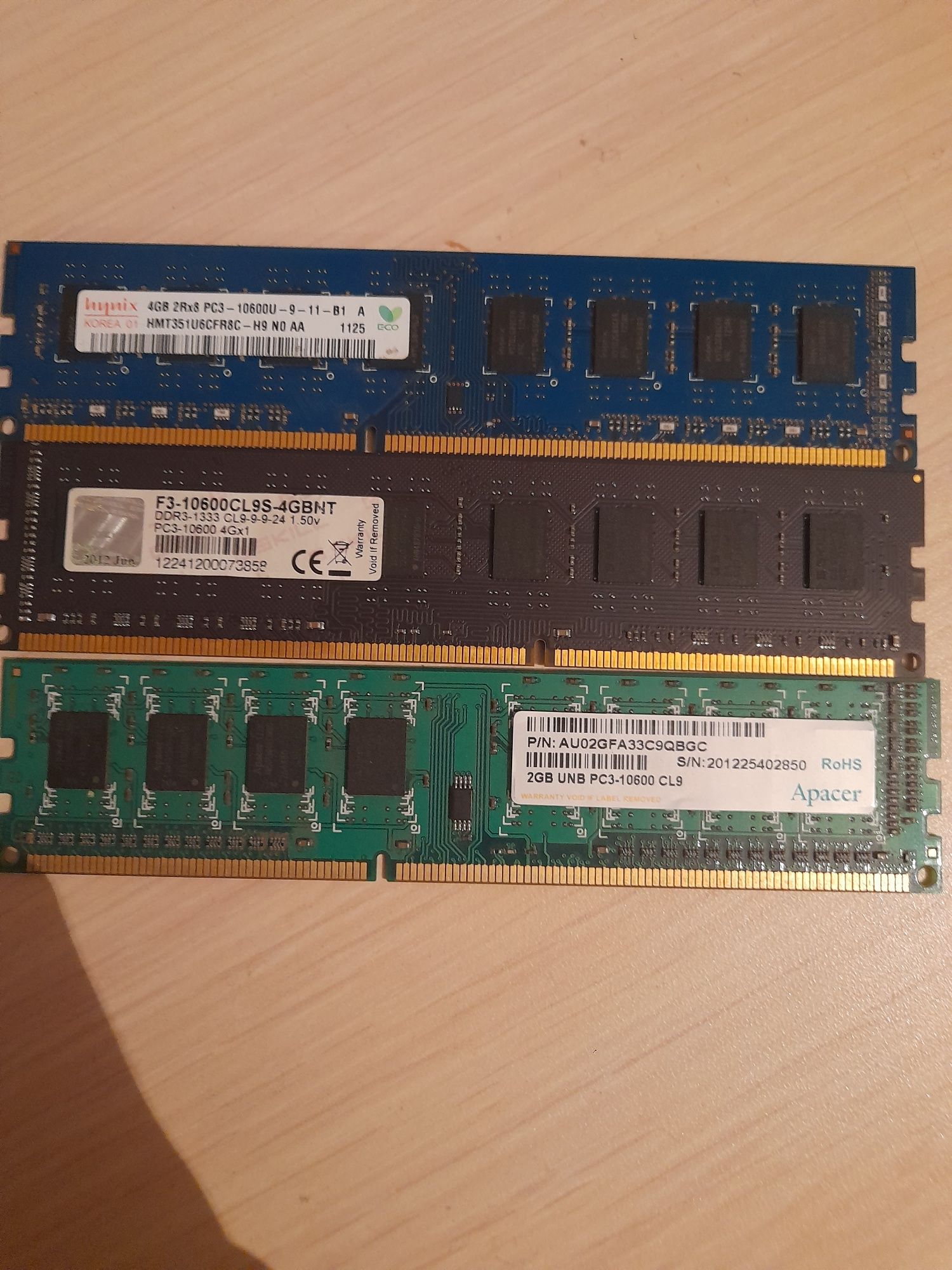 озу 10гб, ddr3 б/у