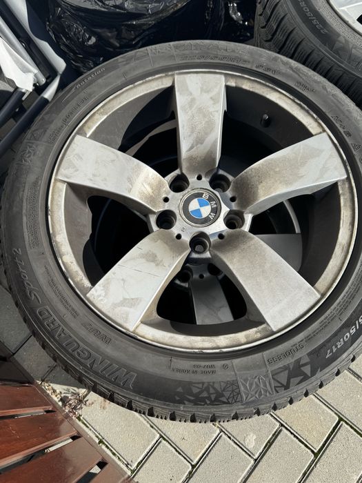 Jante BMW r17 style 122 cu cauciucuri de iarna